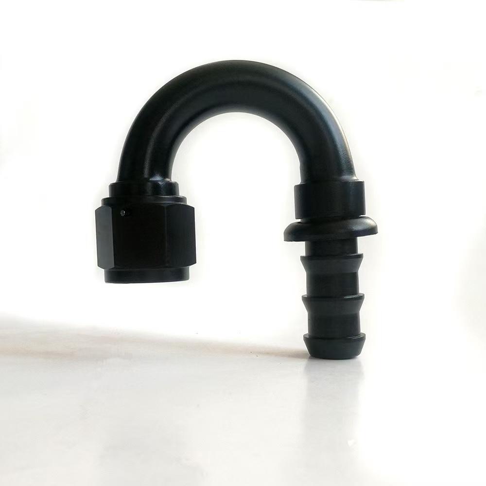 Car oil cooling hose connector, inverted oil hose connector 45-degree  AN tower connector