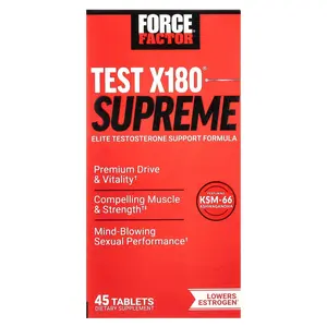 Force Factor Test X180® Supreme, 45 Tablets