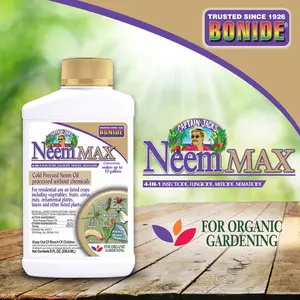 Bonide 8 oz 020 MP12 Captain Jack's Neem Max Gardening Solution, Garden Care Product for Office & School Plant Needs
