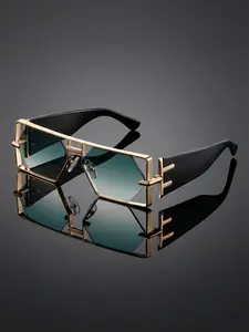 GIGULA Fashion accessories for women: large-frame hollow futuristic sunglasses, plastic material, fashionable and cool, Stylish sunglasses, Trendy Frames Sunglasses