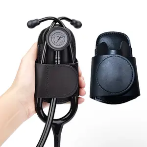 PU Leather Clip-on Stethoscope Holster Portable