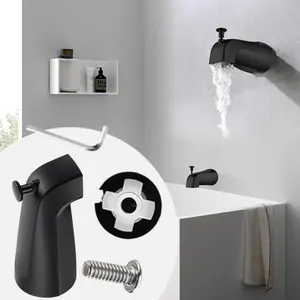 Slip On Diverter Tub Spout Compatible with Kohler GP85556, Bathroom Shower Bathtub Faucet Spout Replacement Fits 1/2'' Copper Water Tube, 5/32'' Hex Wrench Included