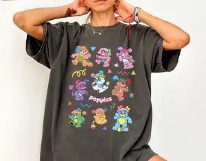 Popples Retro Shirt, 80s Nostalgia Shirt,  Popples Characters Art Unisex Shirt, Birthday Party Shirt, 80s Cartoons Shirt