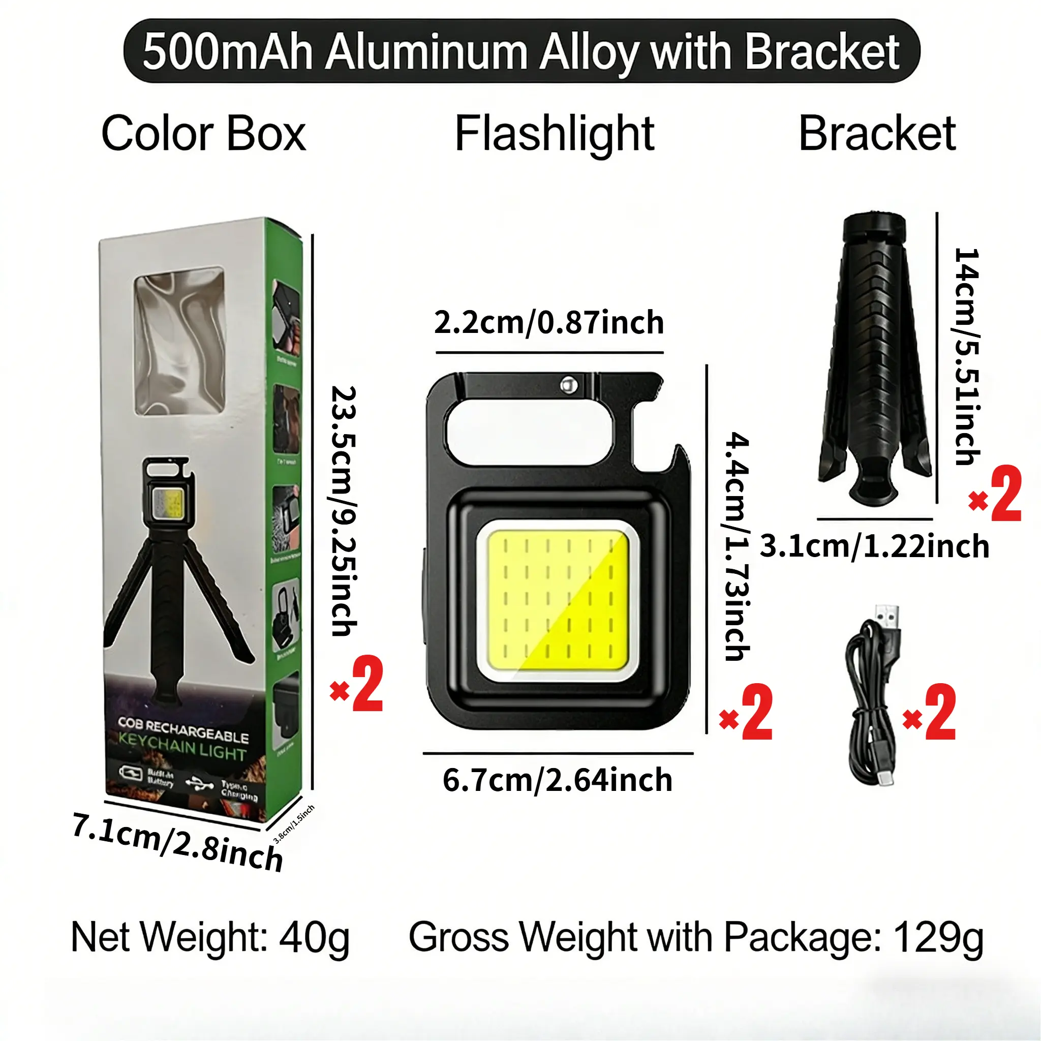 Model with bracket 2PC