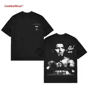 COMBATWEAR Islam Makhachev UFC 322 Tee, UFC MMA Fan Custom Graphic Design, Gym Wear, Gift for Fighters, Sports Apparel