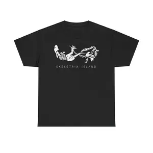 Edward Skeletrix Skeletrix Island T-Shirt Tee Merch Y2K Museum Music Hubert Shed Theory Nettspend Osamason Shadow Wizard Money Gang