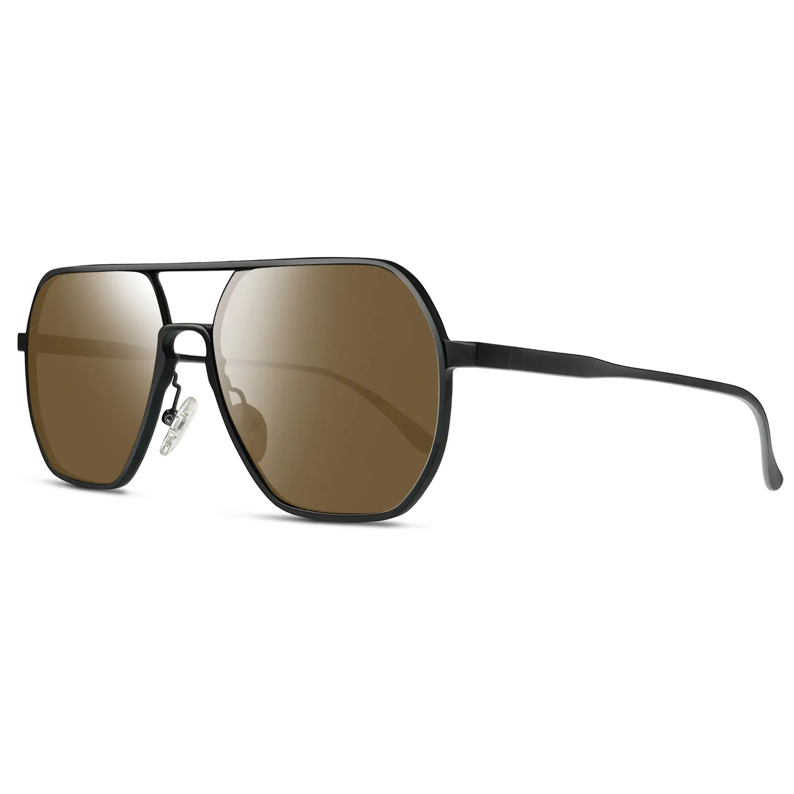 SUNGAIT Polarized Retro Square Aviator Sunglasses for Men  display picture 3