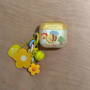 [jm] Cute Three-dimensional Bee Suitable for AirPods1/2 Lightweight Protective Case AirPods4 Generation Apple Earphone Case Wireless Bluetooth Earphone Case Protection