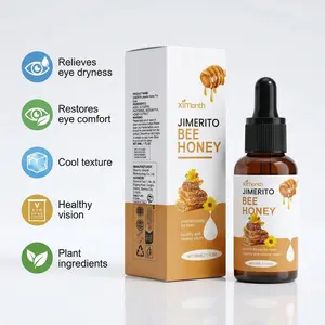 Bee Honey Eye Drops Moisturizing Honey Eye Drops Refreshing Soothing for Dry Astringent Eyes Natural Fast Acting Daily Care 30mL Eyedrops,summervibes