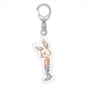 BEASTARS Acrylic Animal Keychain Anime Figures Legoshi Louis Haru Gouhin Keyring Key Chain Bag Charm Decor Props Fans Gift