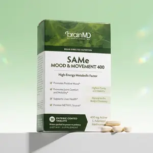 SAMe Mood and Movement 400 - Supports joint health and movement, Promotes positive mood and emotional balance - 30 Capsules