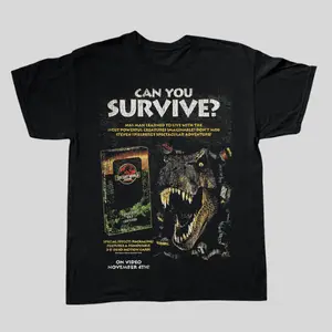 The Lost World Jurassic Park Promo Tee, Vintage Movie Graphic Shirt, Retro Y2K Dino Tee