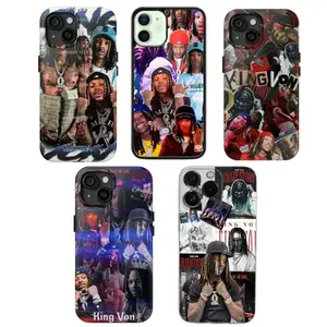 King Von Rapper Aesthetic Phone Case Compatible with iPhone 17 Air, 16, 15, 14, 13, 12, 11 & Samsung Galaxy – Shockproof Protective Cover, Hip Hop Streetwear Style