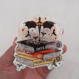 Fourth Wing Book Stack Kindle Grip | Smut Kindle Grip | Spicy Book-Themed Phone Grip | Iron Flame Phone Grip| MagSafe Kindle Grip