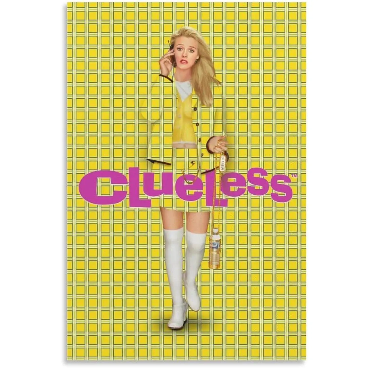 Teen Comedy Movies Clueless 90s Classic Retro Movie Poster (12) Home Decor Poster Wall Art Hanging Picture Print Bedroom Decorative Painting Posters Room Aesthetic