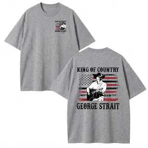 The King Of Country Shirt, George Strait Shirt, Graphic Tee, Unisex Fashion, Full Color, Full Size, For Men, For Women,
