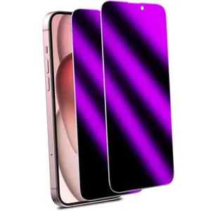 Privacy Anti-blue Light Phone Screen Protector Film, 2-Pack for iPhone Series, 9H Hardness, Durable & Scratch Resistant Protection