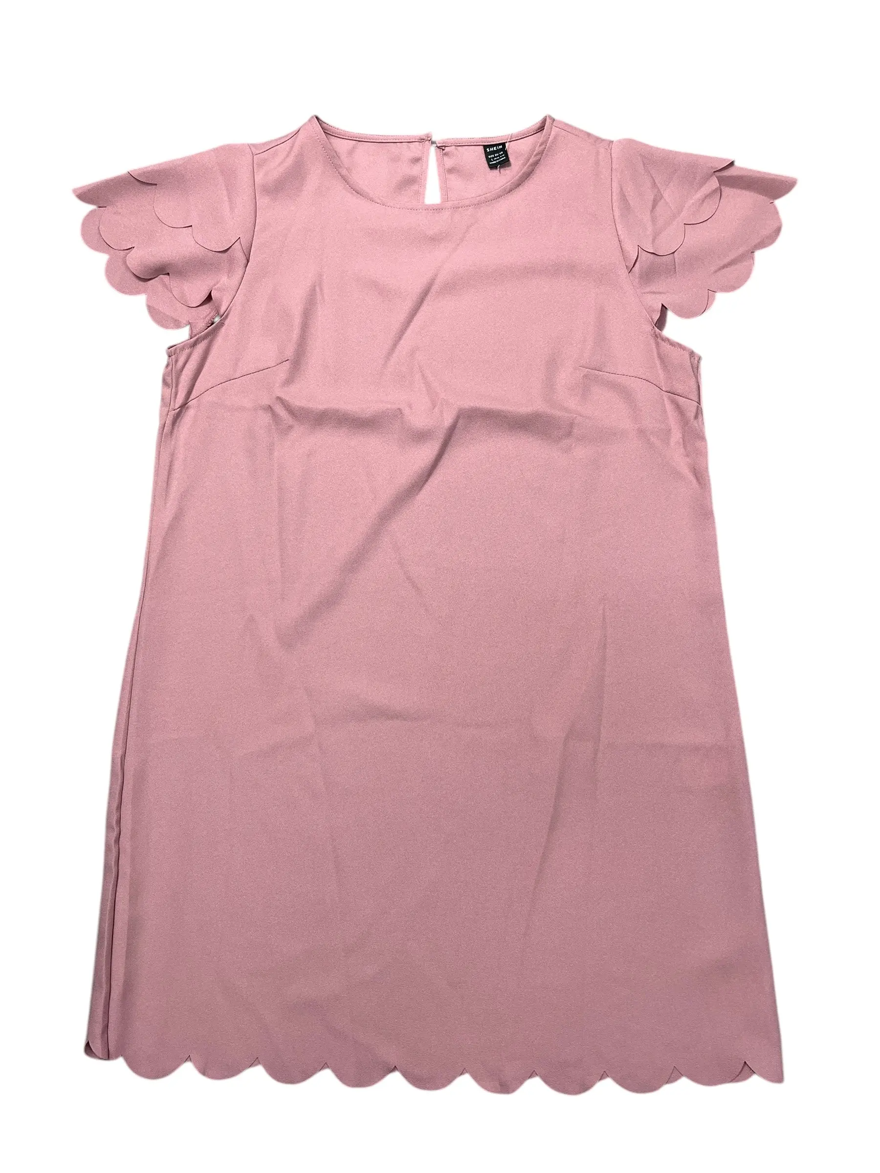 Dress Casual Midi By Shein In Pink, Size:M
