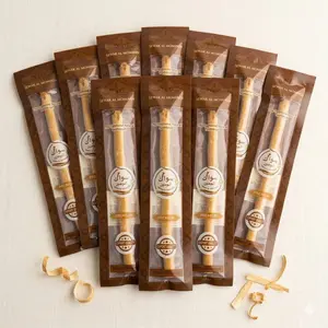 Sewak Al Mominin Miswak Sticks 10 Pack Premium Natural Toothbrush for Fresh Breath & Strong Gums Individually Wrapped Hygiene Pack 100% Organic No Chemicals Travel Friendly