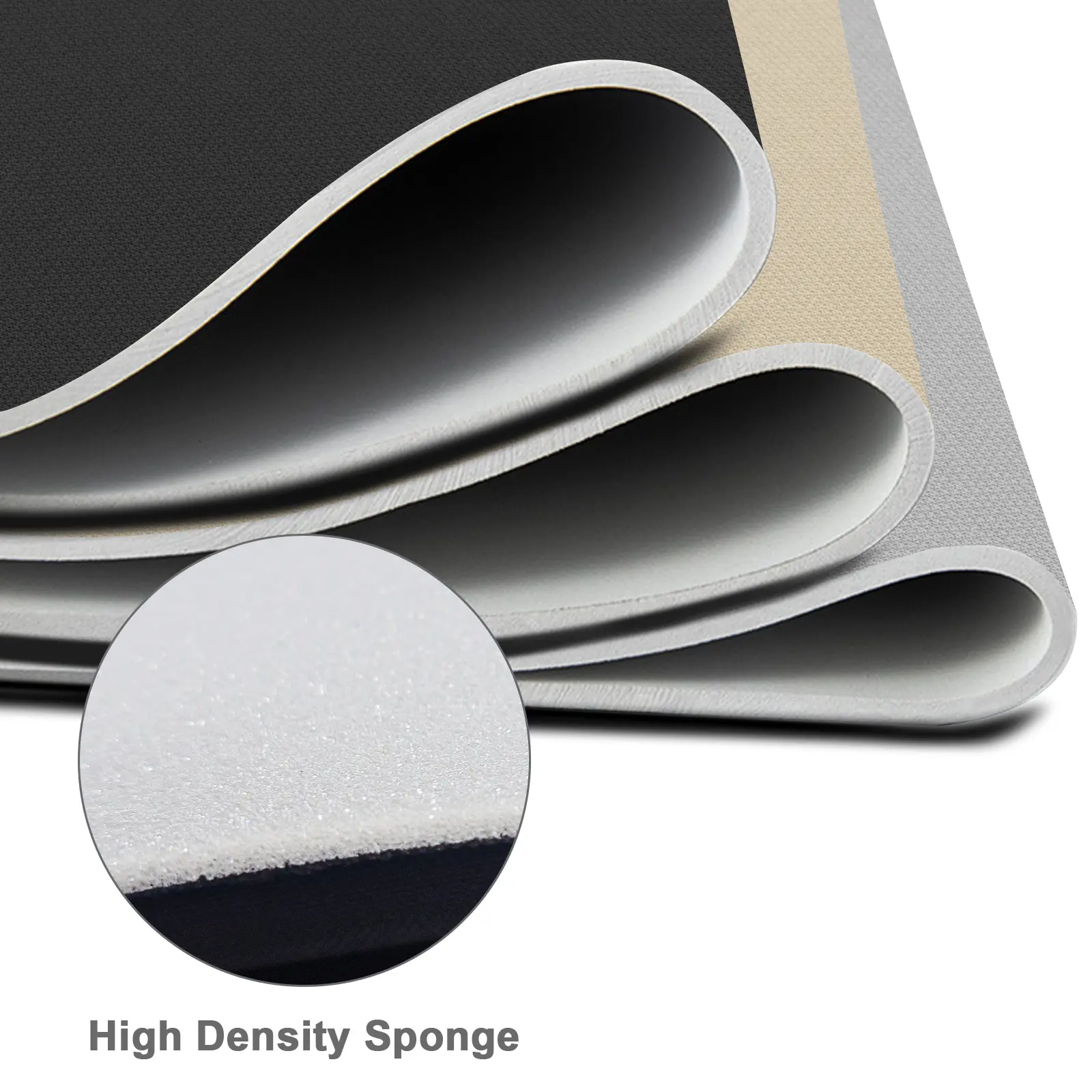 Soft Knit Automotive Headliner Fabric Kit - 40x60in Thick Foam Backing, Durable Knit Fabric, Easy-to-Install Cut & Apply Material, Universal for Car Roof Liners/Door Panels, Boats, Black or Grey Match