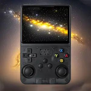 WUDS R36s Retro Handheld Games Console with Open Source System 3.5" IPS Screen 16000 Classic Games 64GB TF Card Portable Travel Gift for Teens or Partners - Compact