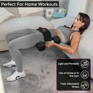 Fitness Hip Thruster Band, Home Exercise Glute Trainer, Fully Adjustable Dumbbell Hip Thruster Band, Glute Shaper, Fitness Equipment, Glutes Workout Equipment