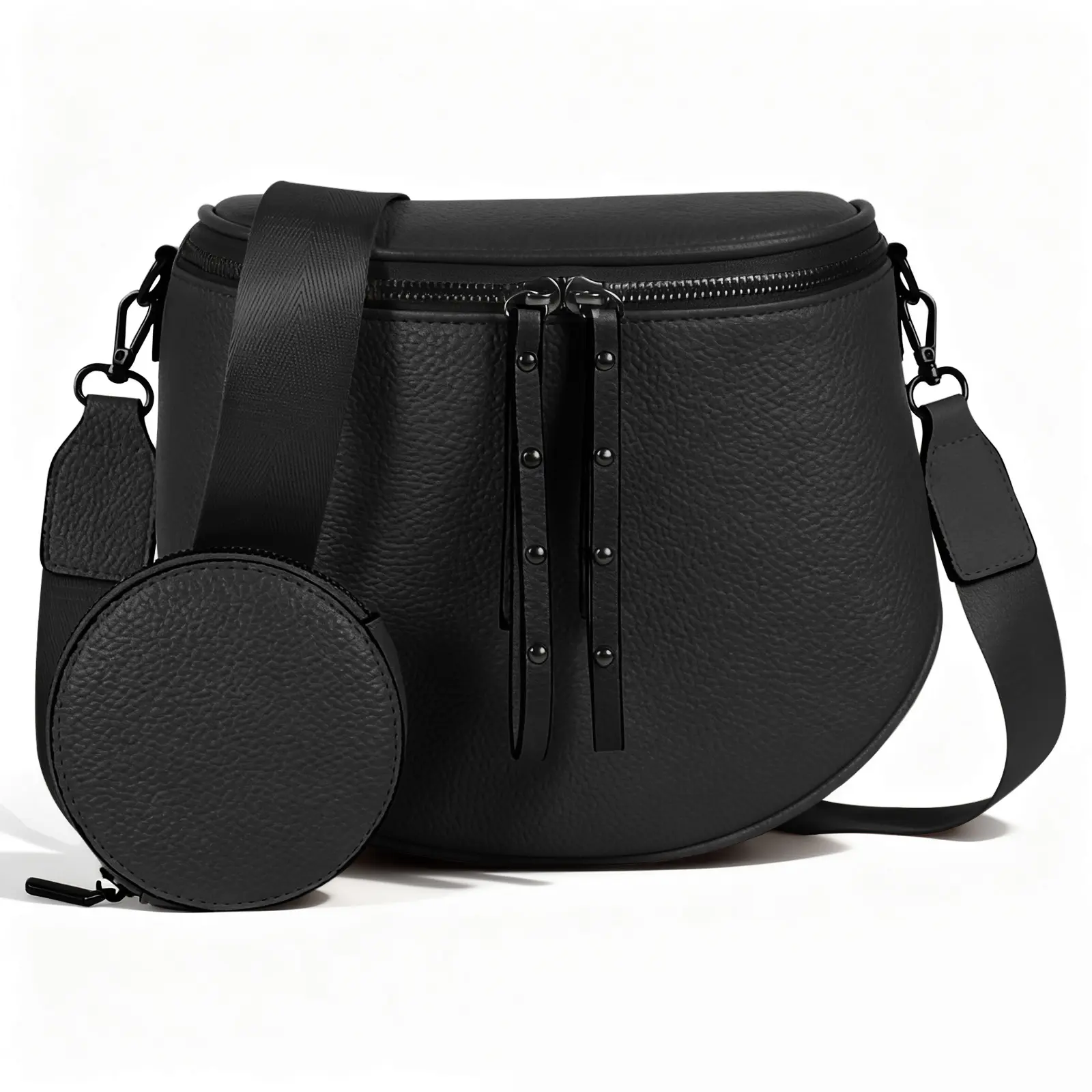 【Limited-Time Sale】CHERUBEL Large Fanny Pack Crossbody Sling Bags with Adjustable Strap and Coin Purse- Travel Outing Essential, Compact Cosmetic/Personal Item Pouch, Ideal Birthday Gift for Girlfriend, Crossbody Bags For Women, Bags For Women
