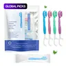 【Black Friday】5-in-1 Toothbrush, Floss, Tongue Scraper and Toothpick Set, 26pcs/pack Soft-Bristle Toothbrush Set, Oral Care Tool for Travel and Business Trips, Teeth Cleaning Kit #GLOBAL PICKS