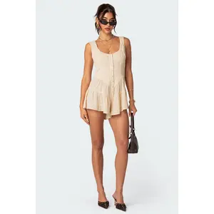 Veronica Textured Romper