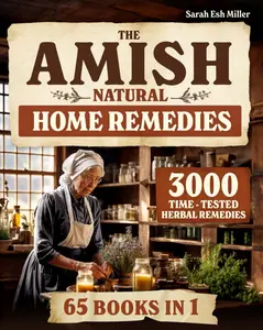 The Amish Natural Home Remedies English Book: 3000 Remedies, Natural Solutions, Time-Tested Herbal Fixes for Family Well-Being, Preserves Traditional Wisdom