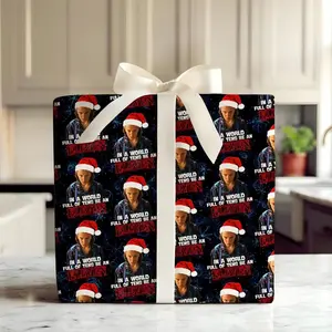 Eleven Stranger Things Inspired Wrapping Paper, Stranger-Christmas Wrap Paper, Horror Movie Upside Down Present Wrap For Fans Family Friends, In a world full of tens Be An Eleven