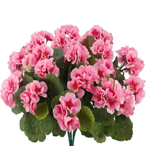4 types of spring anti-ultraviolet hydrangeas in pink color. No maintenance required. Suitable for parties, weddings, birthdays, garden patios, and decoration of flower pots and plants.