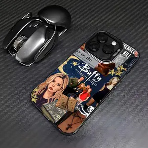 classical B-Buffy'S The Vampire Slayer Phone Case For iPhone 17/16/15/14/13/12/11/Pro/ProMax/Plus/17Air/Xsmax/16E, Featuring a Shockproof Matte Back Cover, Uv Printed, Injection Molded, Tv Show Merchandise, idea gift for Christmas