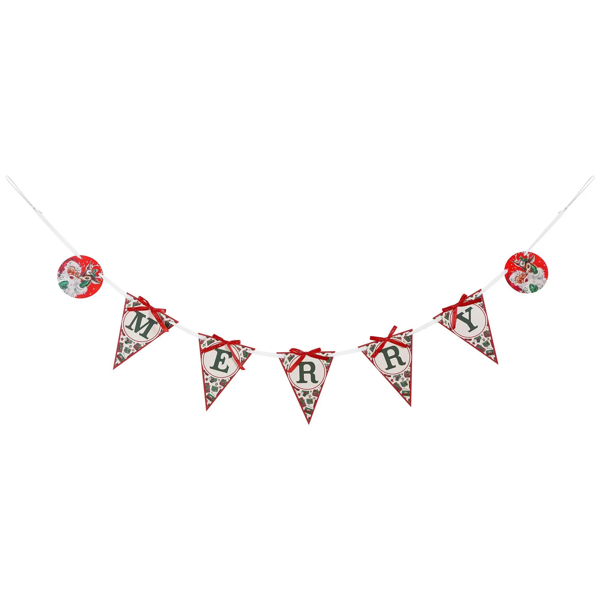 Mr. Christmas 72" Vintage Banner - Merry