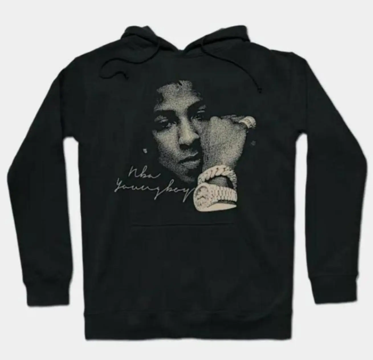 Rapper Youngboy Hoodie, Never Broke Again Vintage Retro Graphic Hoodie, Streetwear Unisex Top, Hip Hop Fan Apparel, YB Gift For R58OZ