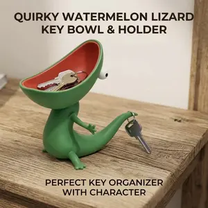 2026 Lizard Soap Holder for Bathroom Shower Cute Sponge Holder for Kitchen Sink Funny Soap Dish Tray Animal Decorative Gift