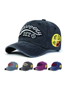 Unisex Adjustable Baseball Cap, Vintage Washed Design, Outdoor Sun Protection Hat, Suitable for Spring & Fall Travel Beach Vacation