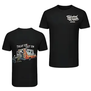 Treat 'Em & Yeet 'Em T-Shirt, Ambulance & Stretcher Humor Graphic, Worked to Death Graphic Shirt for EMTs & Medics, Gift for EMS with a Dark Sense of Humo