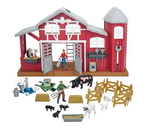 Big Country Toys Dairy Barn Adventure 38pc FarmPlayset