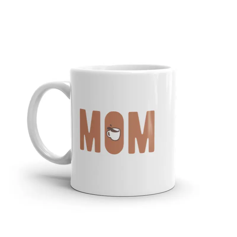 Mom Coffee Mug Funny Cool Caffeine Lovers Graphic Novelty Cup - 11oz Funny Coffee Mugs Ceramic Printed Drinkware Cup