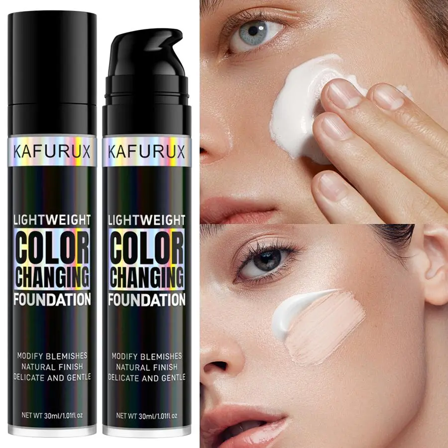 Color Changing Balm Foundation, 1 Count/2 Counts Moisturizing Bb Cream Color Corrector Makeup Moisturizer, Long Lasting Concealer, Flawless Makeup Product, Cosmetics Products for Women & Girls