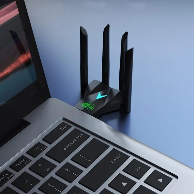 AC1300 USB WiFi Adapter, Suitable forPC Desktop 2.4G/5G Dual Band 1300MWireless Network Adapter, WiFi Dongle,Supports Windows11/10/8.1/8/7/XP/Mac