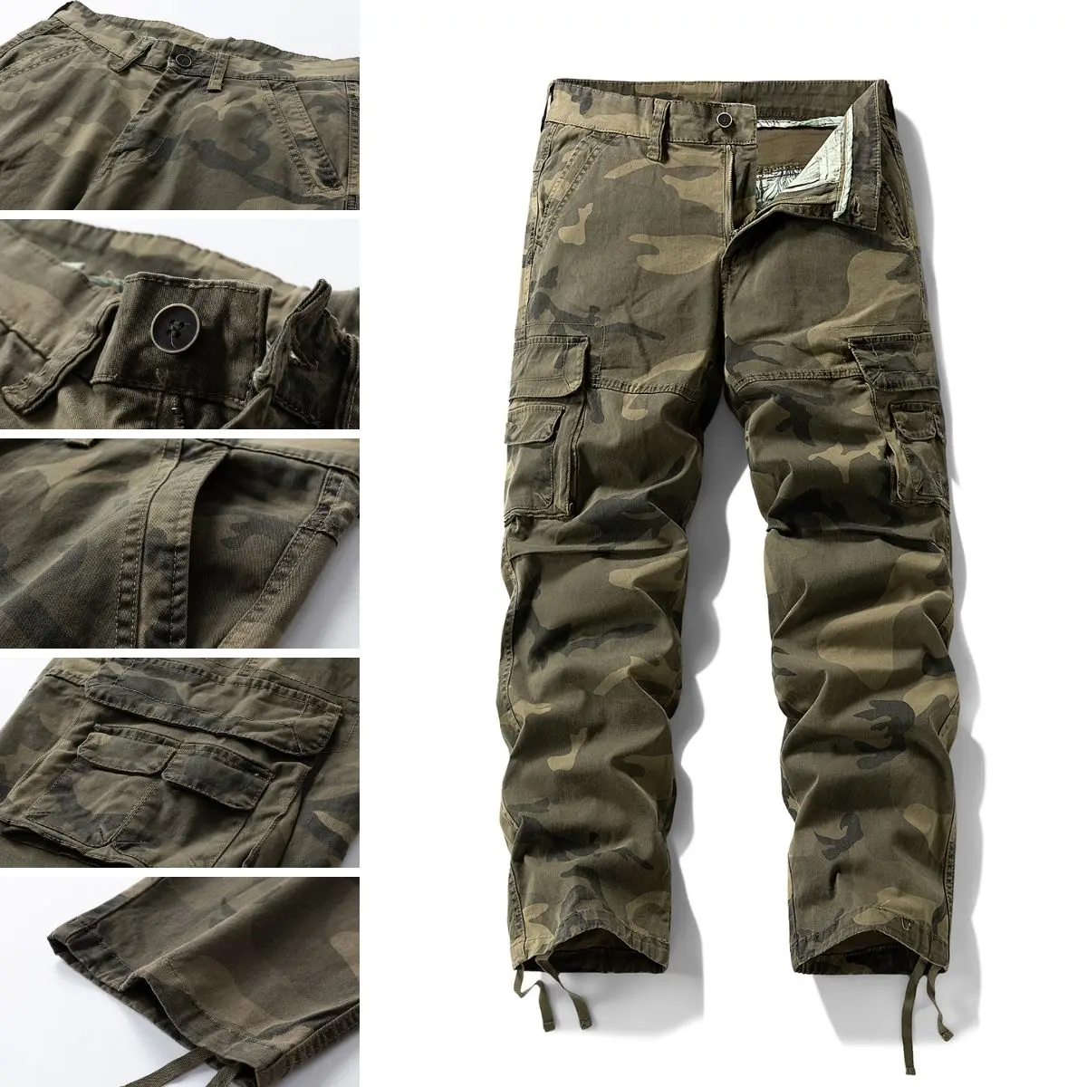 Heavyweight Camouflage Work Pants - Durable & Functional with Pattern for Environments Spring Statements, Father' Daygifts Printed Style, Versatile Wear, Business Casual and Comfort Fit