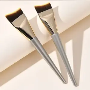 Magic Fish Tail Foundation Brush for Flawless Airbrush Makeup Professional Liquid Powder Blending Tool Soft Vegan Face Cosmetics Blender Set