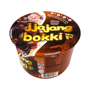 OTTOGI Spicy Black Bean Ramen Bowl - Korean Instant Noodles with Rich Sauce (120g)