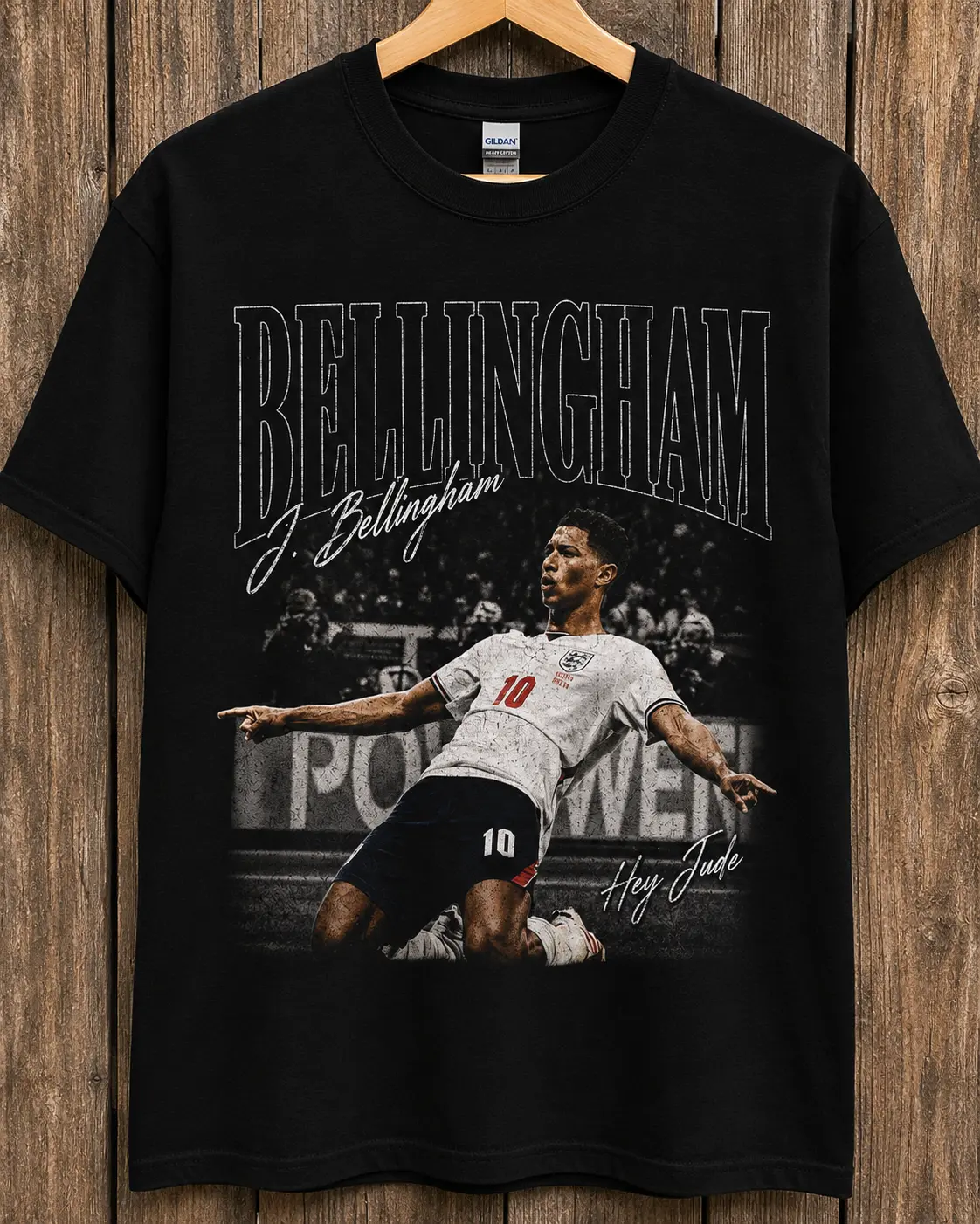 Judee Bellinghamm T-Shirt, Englandd Football Tee, Retro Bootleg Soccer Graphic, Football Fan Gift