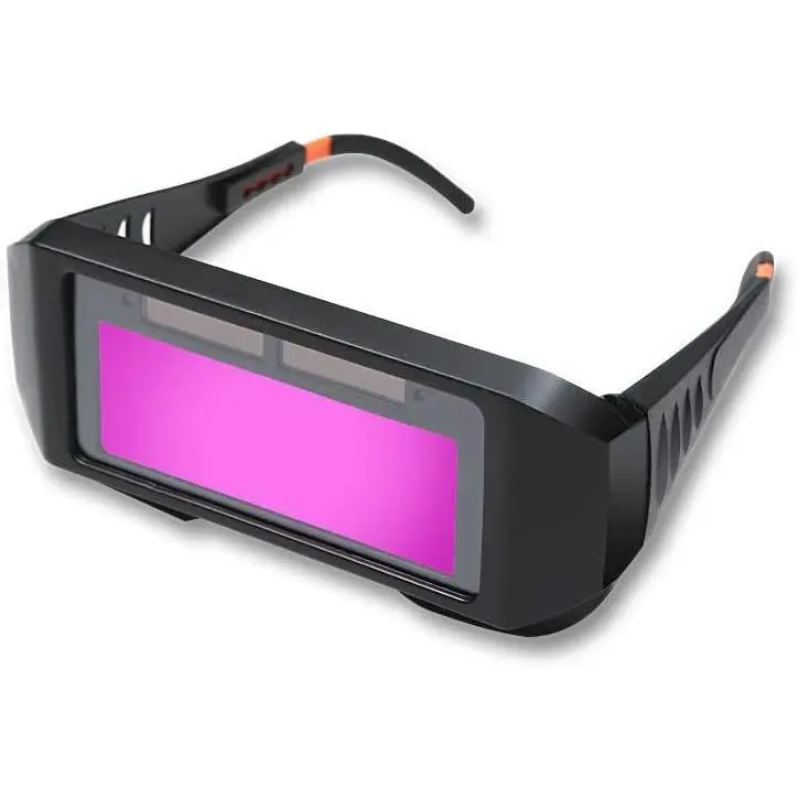 1 Pack Industrial Welder Safety Glasses, Auto‑Darkening Welding Goggles, Impact‑Resistant Protective Work Eyewear, Lightweight Comfortable Fit, Ideal Safety Gear for Home Improvement, Workshop and Daily Welding Working Projects