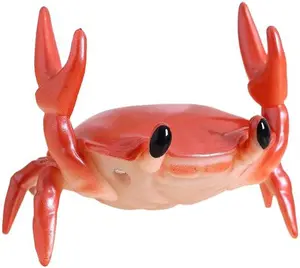 TikTokShopJumpstartSale Creative Crab Pen Holder Weightlifting Crabs Pen Stand Storage Rack, Office Desktop Decoration, Pencil Holders Desk Supplies Holders and Dispensers, Desk Accessories and Workspace Organizers