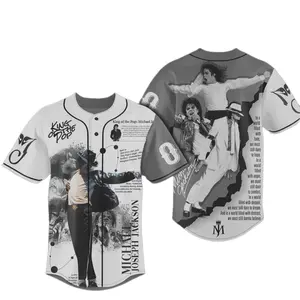 Michael Jackson King Of The Pop Personalized Baseball Jersey