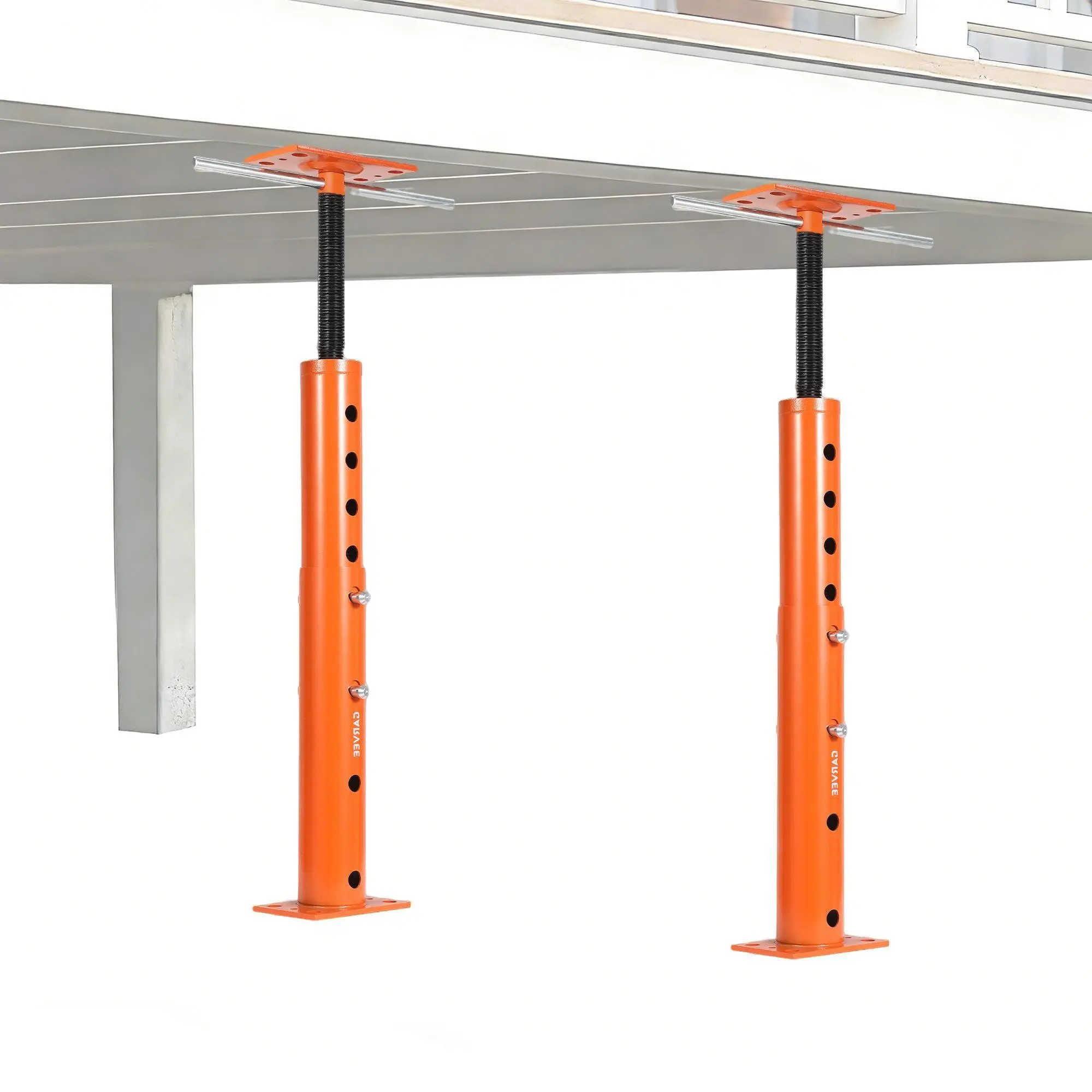 2 Pack Jack Post, House Floor Jack with 19"-36" Height Range, 18000 LBS Lifting Joist Beam Basement Jacks for Leveling, Lifting,orange